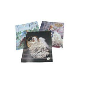 3 Vintage Fashion Dolls Ball Gowns Dress Crochet Pattern Books Fit Barbie